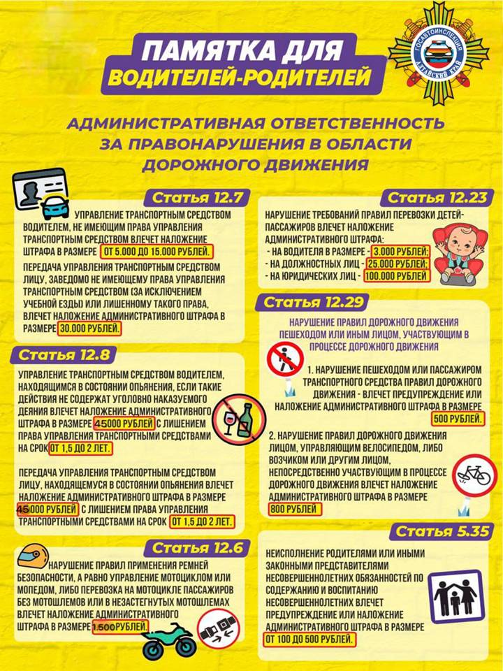 памятка для родителей